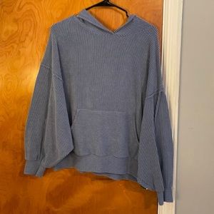 🍎LAST DAY 9/28🍎Blue corded hoodie